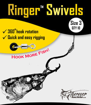 Ringer Swivels - Size 3 10pk