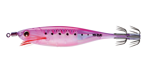 Yozuri Ultra Bait Floating Squid Jig - 3 1/8", LUMINOUS PURPLE PINK
