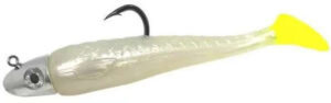 Z-FIN Big Game Series HD Rigged - Pearl/Chartreuse, 3oz